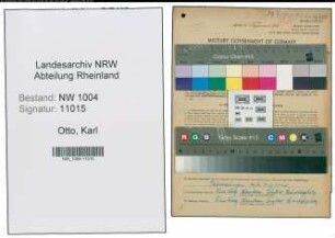 Entnazifizierung Karl Otto , geb. 05.06.1901 (Lokheizer)