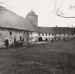 Ehem. Justiz- und Rentamt : Wasserburg (Museum). Wohn- und Wirtschaftsgebäude und ehem. Justiz- und Rentamt (Restaurant "Burgschänke")