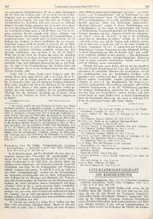 468-470 [Rezension] Ordnung der Predigttexte