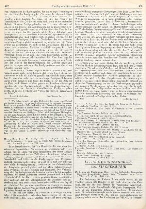 468-470 [Rezension] Ordnung der Predigttexte
