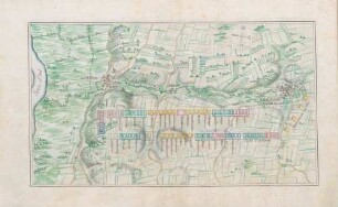 Truppenstellung der Reichsarmee zwischen Osthofen und Westhofen.