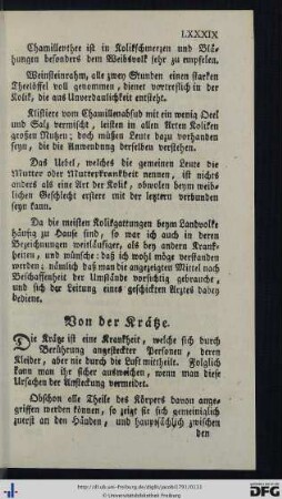 Von der Krätze.