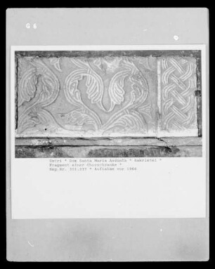 Fragment einer Chorschranke