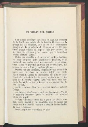 El violín del Grillo