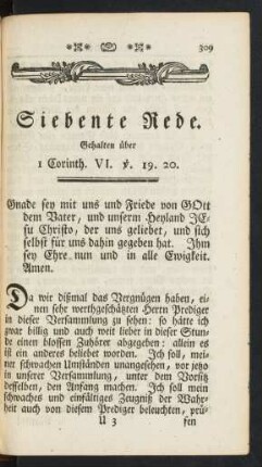 Siebente Rede.