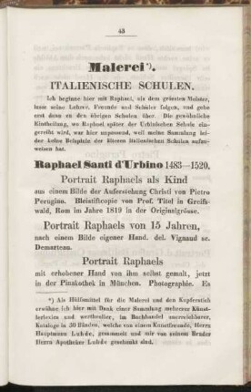 Italienische Schulen.