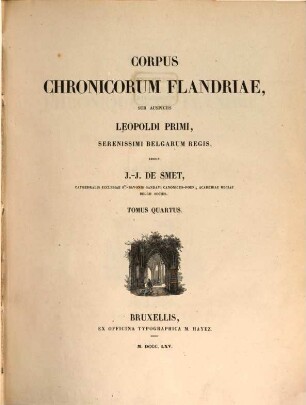 Recueil des chroniques de Flandre, 4