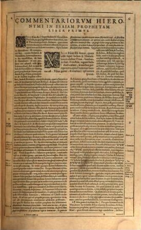 Sancti Hieronymi Stridoniensis Opera Omnia, Qvæ Extant, 4. Continens Commentaria In Quatuor Prophetas Maiores