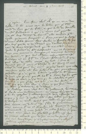 Brief von Hippolyte de Chamisso, Pauline de Chamisso und ... Mouron de Rubelles (Marquise) an Adelbert von Chamisso