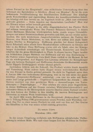 Zu neuen Ufern. Warschau 1804-1807