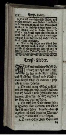 Trost-Lieder