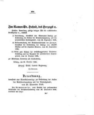 Gesetz-Sammlung für das Herzogtum Coburg. 1848/50