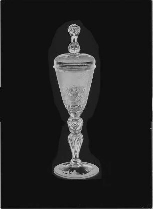 Deckelpokal (mit Wildschweinjagd) aus Schloß Moritzburg