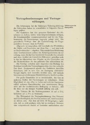 Vertragsbestimmungen und Vertragswirkungen