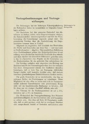 Vertragsbestimmungen und Vertragswirkungen