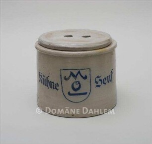 Senftopf der Firma "Kühne"