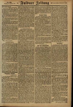 Zweite Ausgabe vom Samstag, den 21. Dezember 1918.