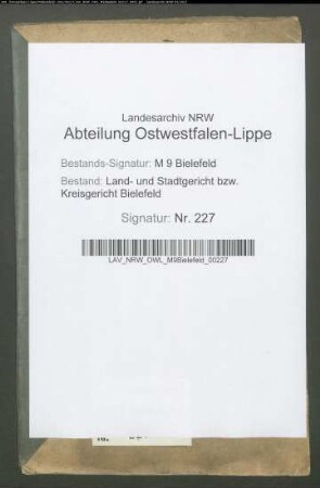 Obermeyer, Conrad Heinrich, Kolon, Hillegossen Nr. 44. Steinkamp, Hanne Friederike, Hillegossen