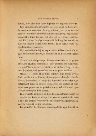 Une Pauvre Petite : Per Marie de Bosguérard. (Inhalt: Une Pauvre Petite.- Les Aventures d'un Pêcheur)