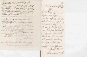Karoline Luise von Baden an Unbekannt (Karlsruhe)