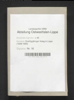 Schwedische Einquartierungen in der Grafschaft