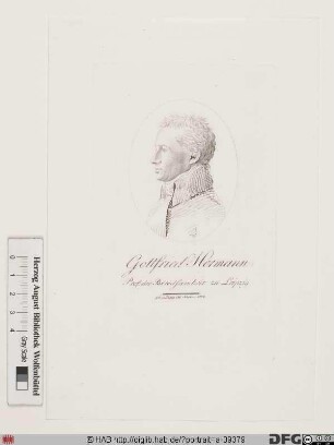 Bildnis Gottfried (Johann Jacob) Hermann