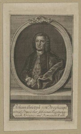 Bildnis des Johann Christoph von Dreyhaupt