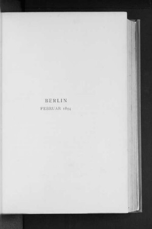 Berlin Februar 1894