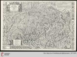 Karte 16 Hans Konrad Gyger, Schweizerkarte 1657