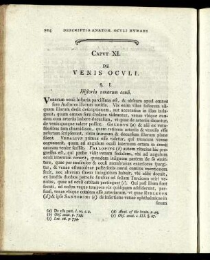 Caput XI. De Venis Oculi.
