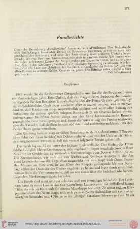 Fundberichte