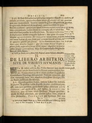 627-652, II. De Libero Arbitrio Sive De Viribus Humanis