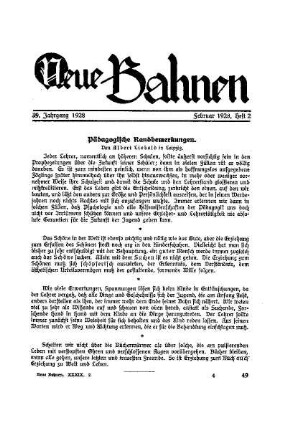 Pädagogische Randbemerkungen