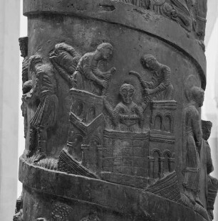 Bernwardssäule & Christussäule — Johannes der Täufer wird eingekerkert