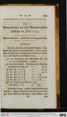 Fuenf und zwanzigstes Stuek.