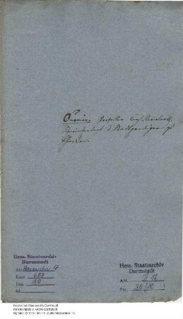 Ouvrier, Ludwig Benjamin, Professor und Stadtprediger in Gießen