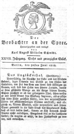 26. Stueck, 30. Juni 1828