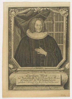 Bildnis des Christian Weiß