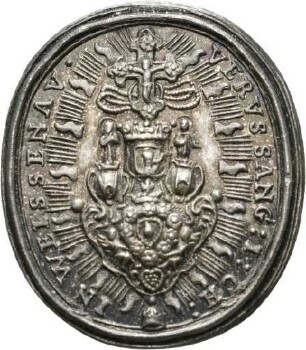 Medaille der Fünf-Wunden-Bruderschaft aus Weißenau, nach 1710