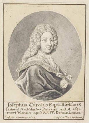 Bildnis des Iosephus Carolus Eg de Röettiers