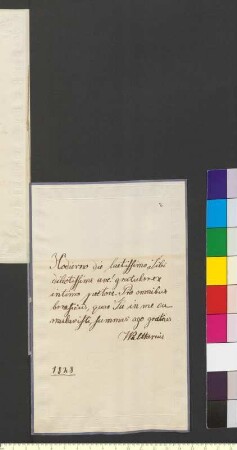 Brief von Goethe, Walther, Wolfgang von an Goethe, Johann Wolfgang von