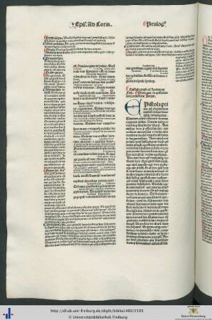 Prologus in epistolam ad Corinthios