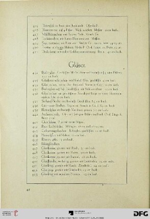 Gläser (Nr. 432-511)