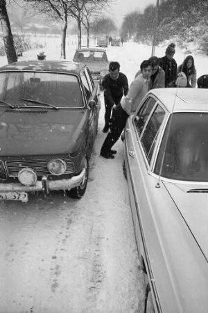 Stärkster Schneefall in Karlsruhe seit 27 Jahren.
