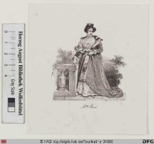 Bildnis Anne-Françoise-Hippolyte Boutet (de Monvel), gen. Mademoiselle Mars