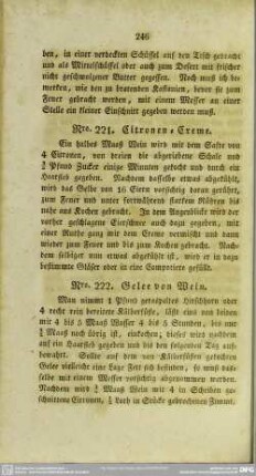 Citronen-Creme; Gelee
