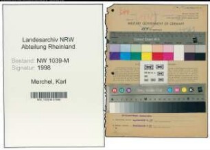 Entnazifizierung Karl Merchel , geb. 10.05.1890 (Haendler)