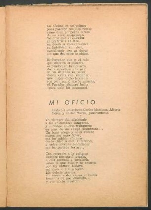 Mi oficio