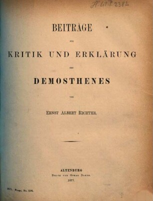 Nachricht von dem Herzoglichen Friedrichs-Gymnasium zu Altenburg : über das Schuljahr Ostern ... bis Ostern .... 1876/77
