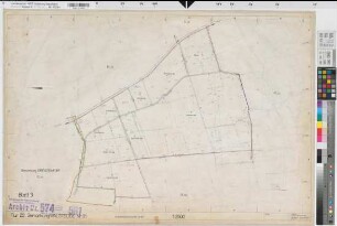 Walstedde (Drensteinfurt), Flurbereinigung Walstedde, Bl. 3 Zuteilungskarte Walstedde Flur 22